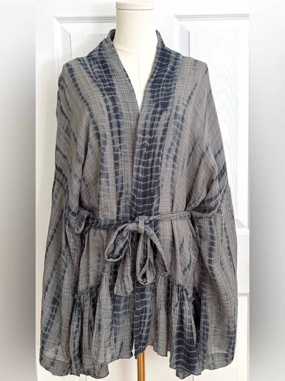 Free People One Sasha Tie Dye Kimono Size M/L - Picture 2 of 5